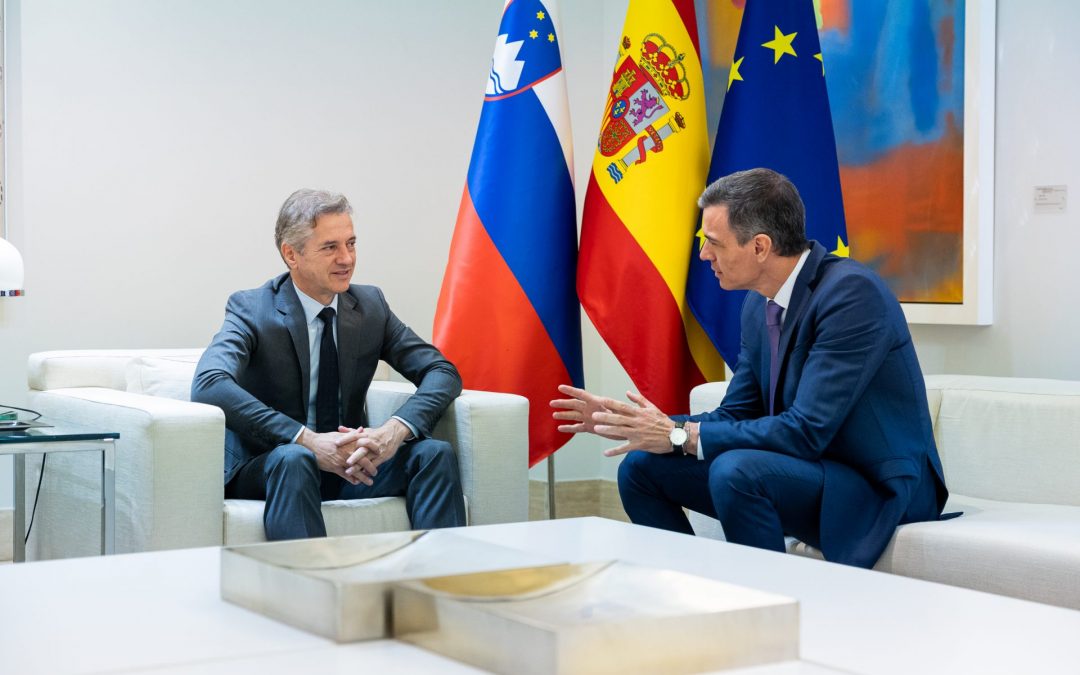 Golob in Sanchez v Madridu tudi o odzivu EU na dogajanje v Gazi